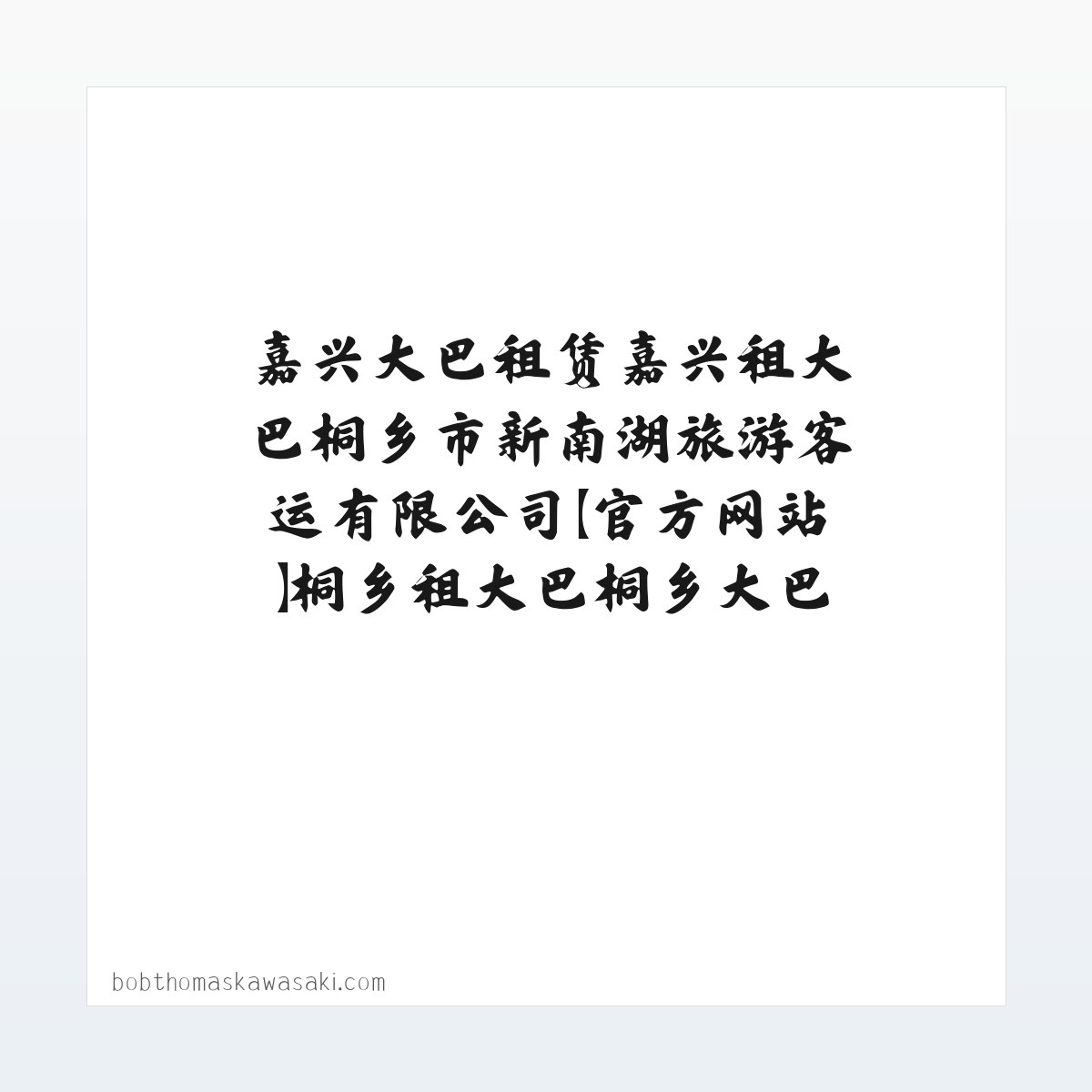 嘉兴大巴租赁嘉兴租大巴桐乡市新南湖旅游客运有限公司【官方网站】桐乡租大巴桐乡大巴租赁桐乡汽车租赁 方图